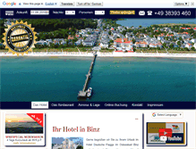 Tablet Screenshot of flagge-binz.de